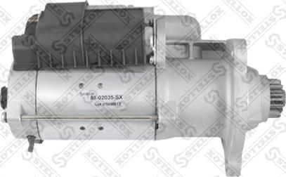 Stellox 88-02035-SX - Стартер autospares.lv