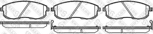 Stellox 304 012-SX - Тормозные колодки, дисковые, комплект autospares.lv