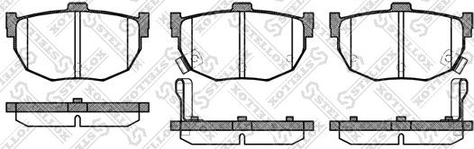 Stellox 305 032-SX - Тормозные колодки, дисковые, комплект autospares.lv