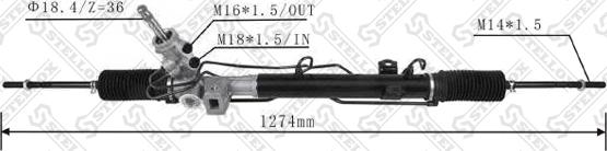 Stellox 31-37333-SX - Рулевой механизм, рейка autospares.lv