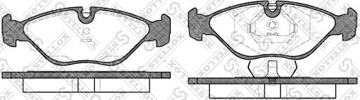 Stellox 330 000-SX - Тормозные колодки, дисковые, комплект autospares.lv