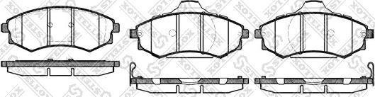 Stellox 329 092-SX - Тормозные колодки, дисковые, комплект autospares.lv