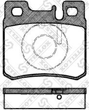 Stellox 293 020B-SX - Тормозные колодки, дисковые, комплект autospares.lv