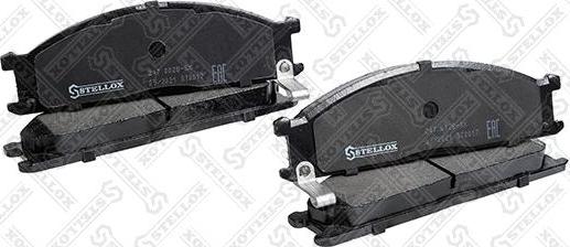 Stellox 247 002B-SX - Тормозные колодки, дисковые, комплект autospares.lv