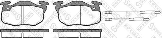 Stellox 203 034B-SX - Тормозные колодки, дисковые, комплект autospares.lv