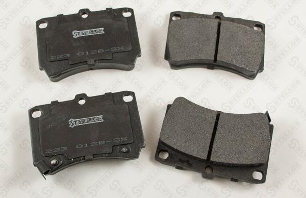 Stellox 223 012B-SX - Тормозные колодки, дисковые, комплект autospares.lv