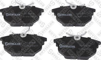 Stellox 703 000B-SX - Тормозные колодки, дисковые, комплект autospares.lv