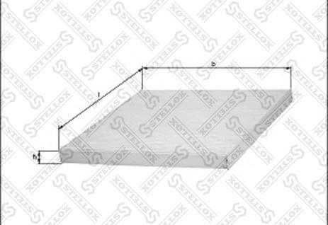 Stellox 71-10052-SX - Фильтр воздуха в салоне autospares.lv