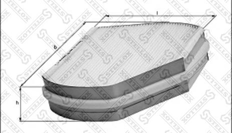 Stellox 71-10037-SX - Фильтр воздуха в салоне autospares.lv