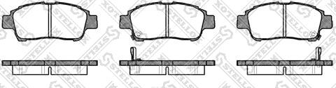 Stellox 723 002-SX - Тормозные колодки, дисковые, комплект autospares.lv