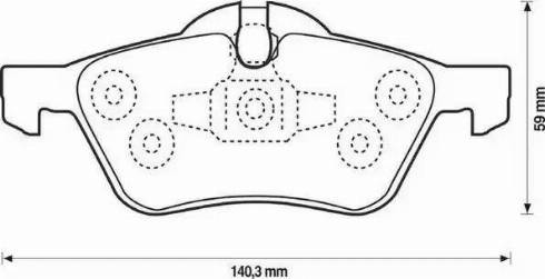 Stop 571992S - Тормозные колодки, дисковые, комплект autospares.lv