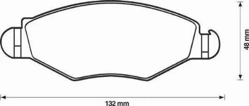 Stop 571954S - Тормозные колодки, дисковые, комплект autospares.lv