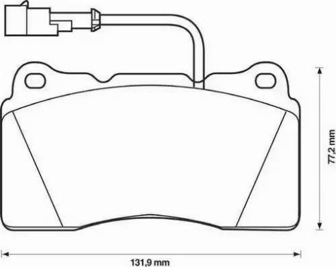 Stop 571952S - Тормозные колодки, дисковые, комплект autospares.lv