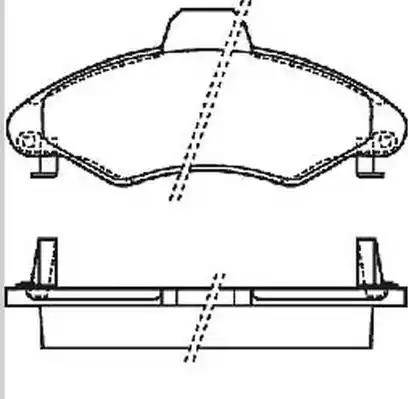 Stop 571964S - Тормозные колодки, дисковые, комплект autospares.lv