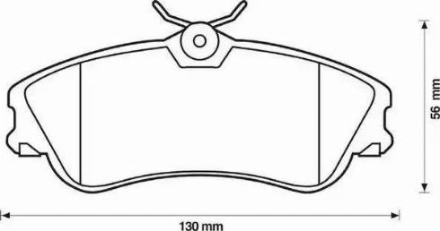 Stop 571966S - Тормозные колодки, дисковые, комплект autospares.lv