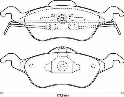 Stop 571967S - Тормозные колодки, дисковые, комплект autospares.lv