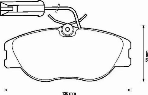 Stop 571905S - Тормозные колодки, дисковые, комплект autospares.lv