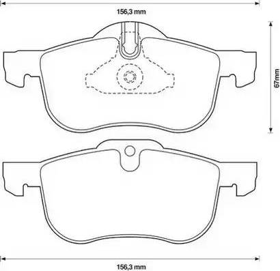 Stop 571980S - Тормозные колодки, дисковые, комплект autospares.lv