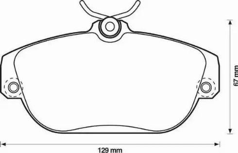 Stop 571456S - Тормозные колодки, дисковые, комплект autospares.lv