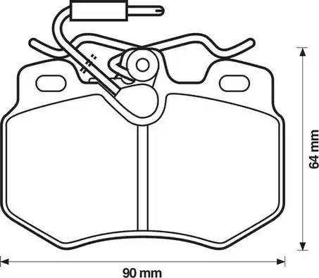 Stop 571406S - Тормозные колодки, дисковые, комплект autospares.lv