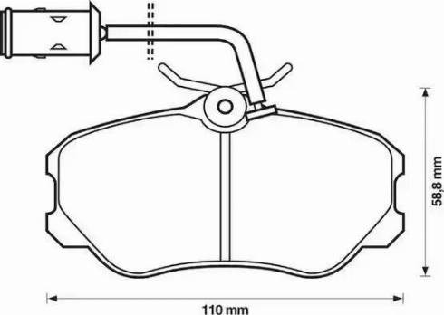 Stop 571471S - Тормозные колодки, дисковые, комплект autospares.lv