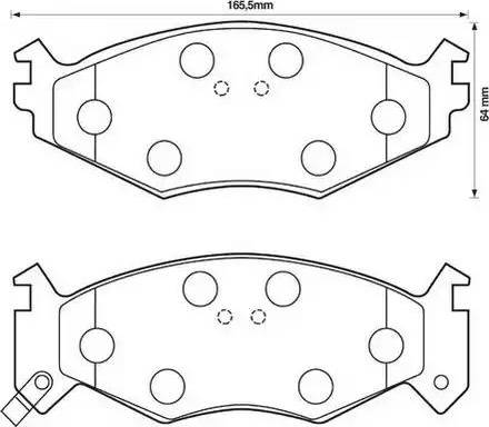 Stop 571514S - Тормозные колодки, дисковые, комплект autospares.lv