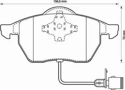 Stop 571512S - Тормозные колодки, дисковые, комплект autospares.lv