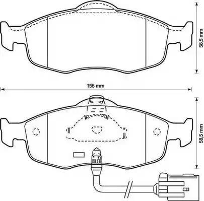 Stop 571522S - Тормозные колодки, дисковые, комплект autospares.lv