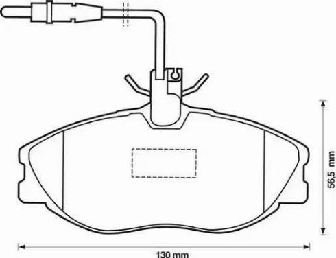 Stop 571898S - Тормозные колодки, дисковые, комплект autospares.lv