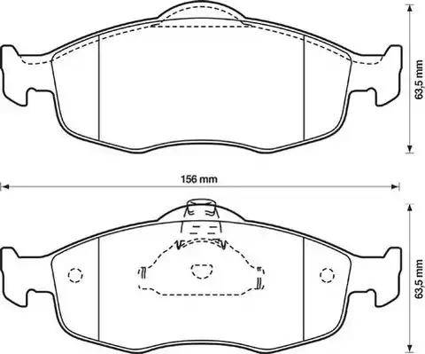 Stop 571832S - Тормозные колодки, дисковые, комплект autospares.lv