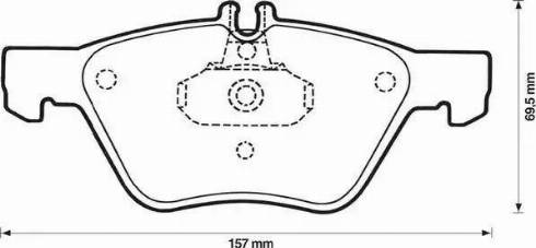 Stop 571876S - Тормозные колодки, дисковые, комплект autospares.lv