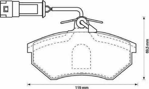 Stop 571356S - Тормозные колодки, дисковые, комплект autospares.lv