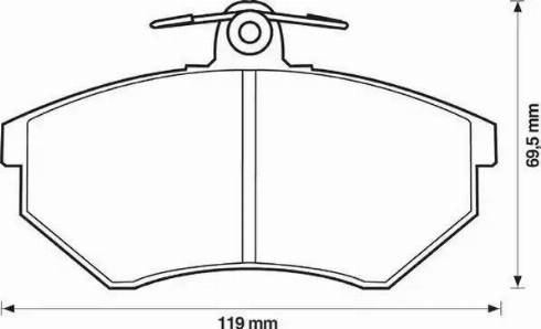 Stop 571357S - Тормозные колодки, дисковые, комплект autospares.lv