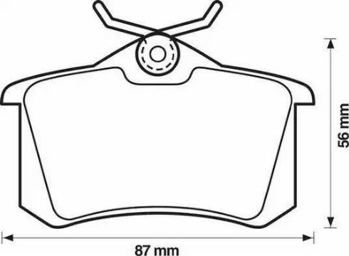 Stop 571361S - Тормозные колодки, дисковые, комплект autospares.lv