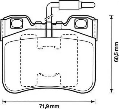 Stop 571367S - Тормозные колодки, дисковые, комплект autospares.lv