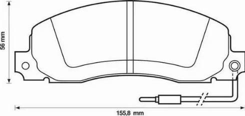 Stop 571306S - Тормозные колодки, дисковые, комплект autospares.lv