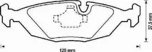 Stop 571300S - Тормозные колодки, дисковые, комплект autospares.lv