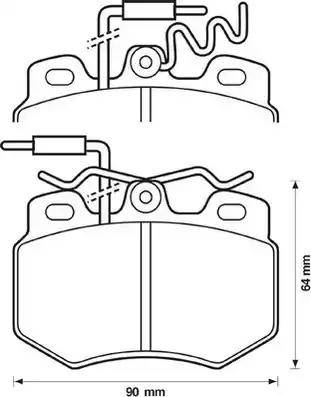 Stop 571319S - Тормозные колодки, дисковые, комплект autospares.lv