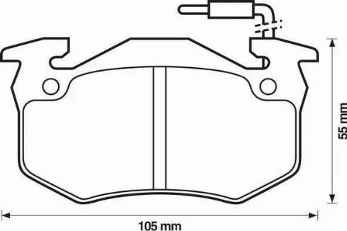 Stop 571331S - Тормозные колодки, дисковые, комплект autospares.lv