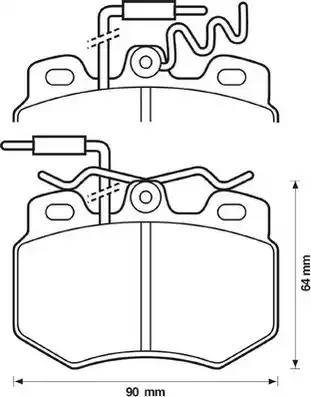 Stop 571320S - Тормозные колодки, дисковые, комплект autospares.lv