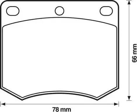 Stop 571247S - Тормозные колодки, дисковые, комплект autospares.lv