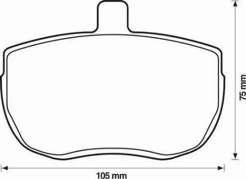 Stop 571250S - Тормозные колодки, дисковые, комплект autospares.lv