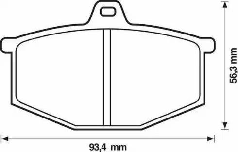 Stop 571251S - Тормозные колодки, дисковые, комплект autospares.lv