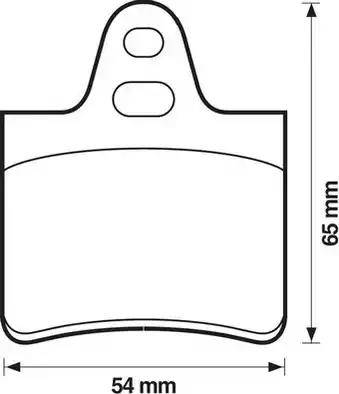 Stop 571264S - Тормозные колодки, дисковые, комплект autospares.lv