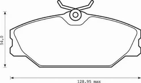 Stop 573008S - Тормозные колодки, дисковые, комплект autospares.lv