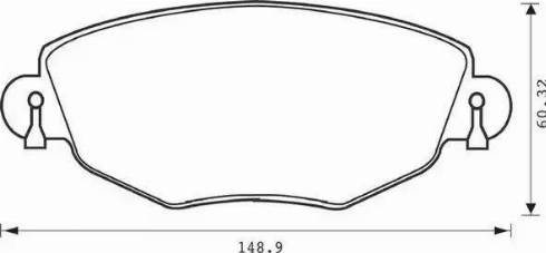 Stop 573013S - Тормозные колодки, дисковые, комплект autospares.lv