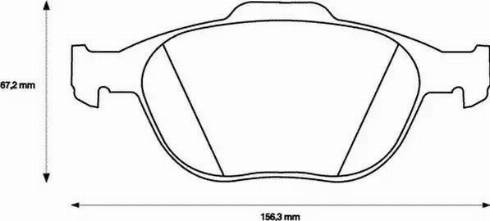 Stop 573085S - Тормозные колодки, дисковые, комплект autospares.lv