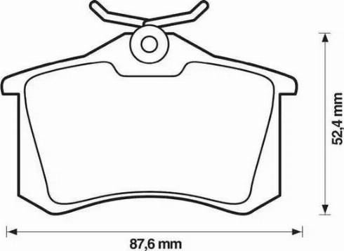 Stop 573032S - Тормозные колодки, дисковые, комплект autospares.lv