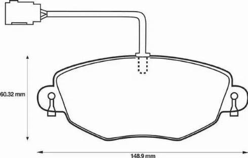 Stop 573020S - Тормозные колодки, дисковые, комплект autospares.lv