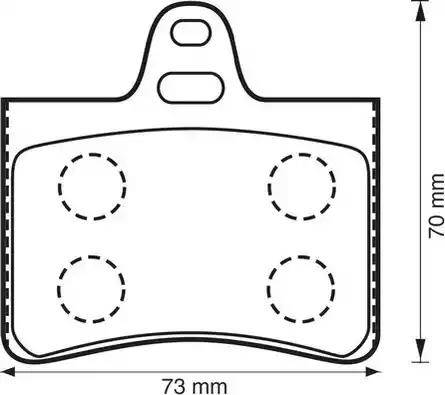 Stop 573028S - Тормозные колодки, дисковые, комплект autospares.lv